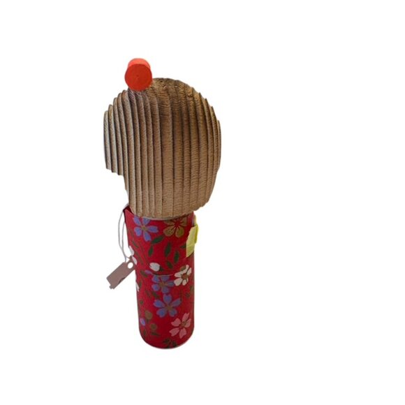Japanese Wooden Mini Kokeshi Doll Hand Crafted - Picture 5 of 10